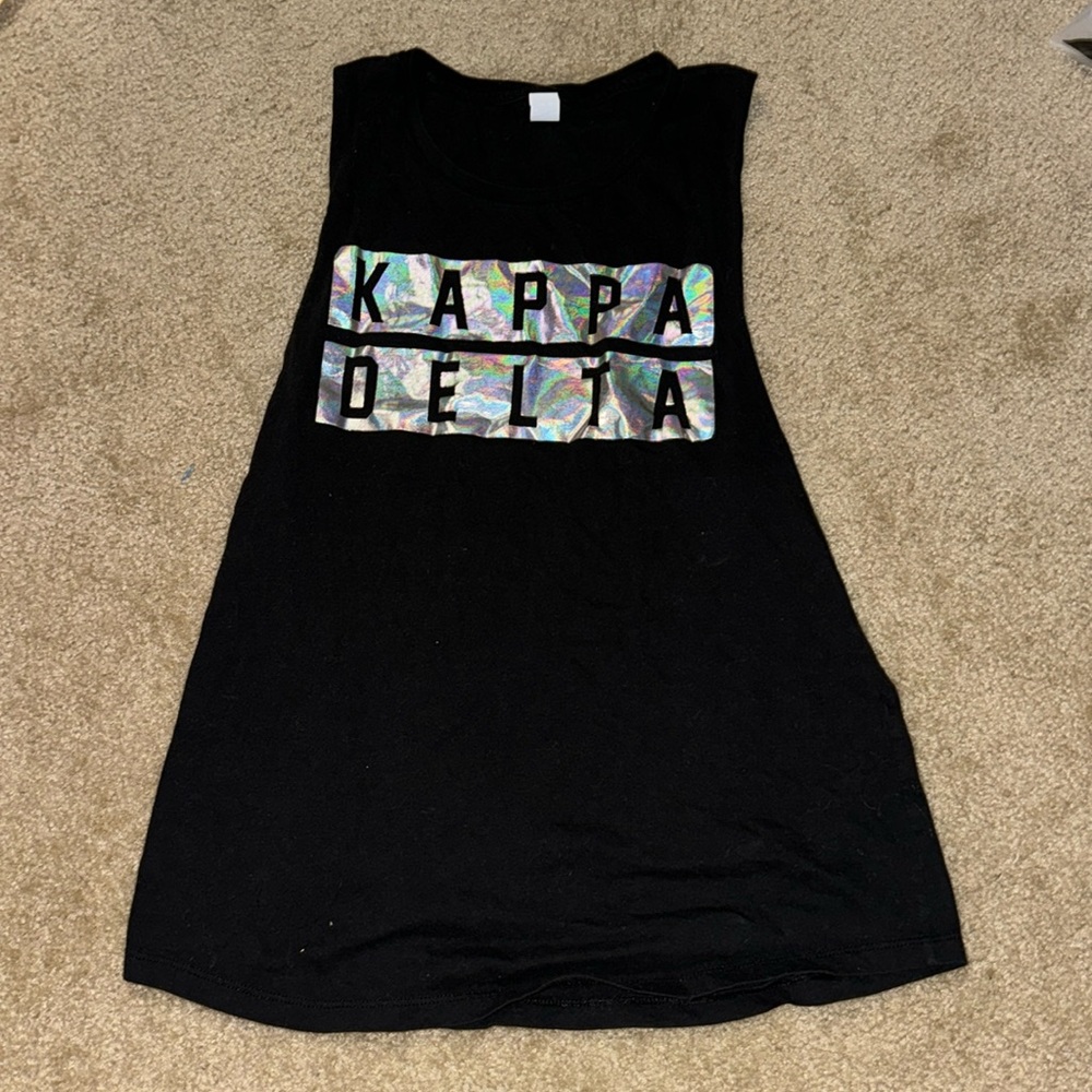 Kappa Delta black tank top